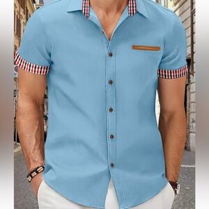 Coofandy Short Sleeve Button-Up for Men
